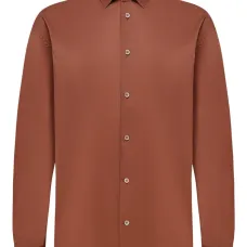 Рубашка из хлопкового вуали на пуговицах Рубашка из хлопкового вуали на пуговицах