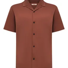 Рубашка из хлопка пима на пуговицах Рубашка из хлопка пима на пуговицах