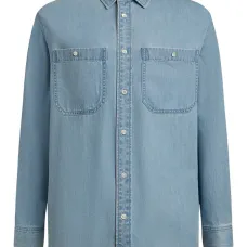 Легкая джинсовая рубашка