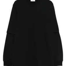 Толстовка с многослойными рукавами