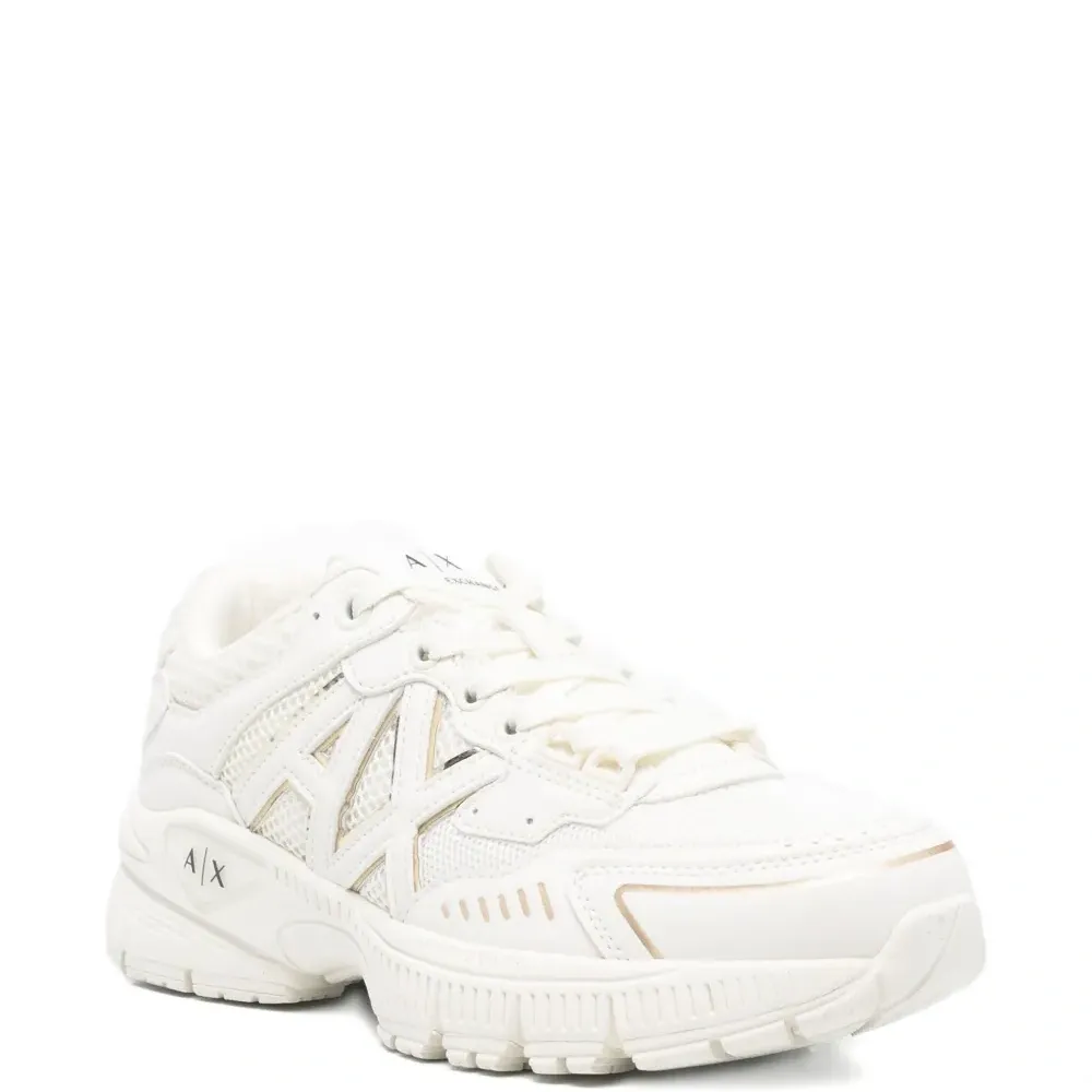 Кроссовки с панелями и логотипом, низкие