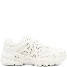 Кроссовки с панелями и логотипом, низкие