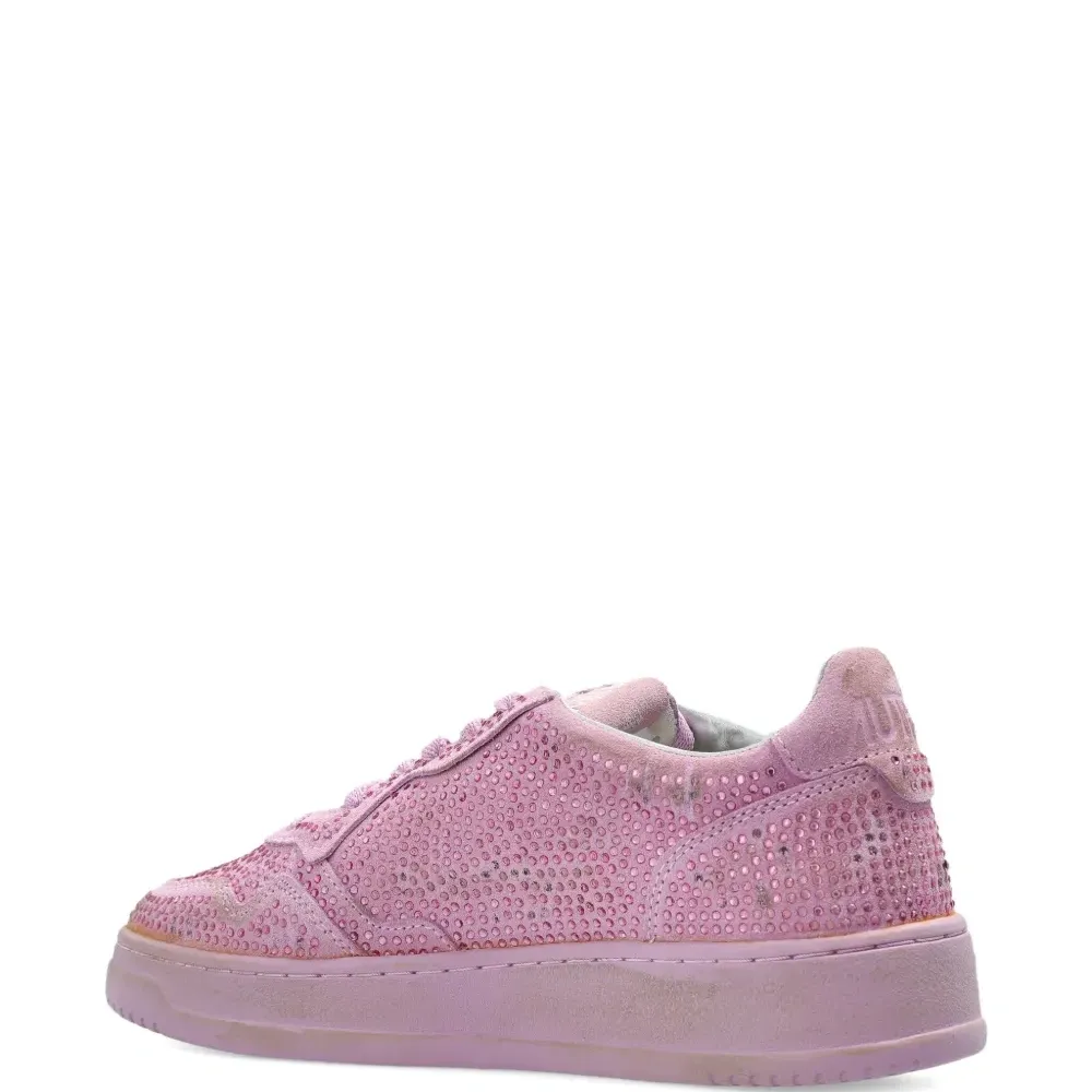 Кроссовки с кристаллами