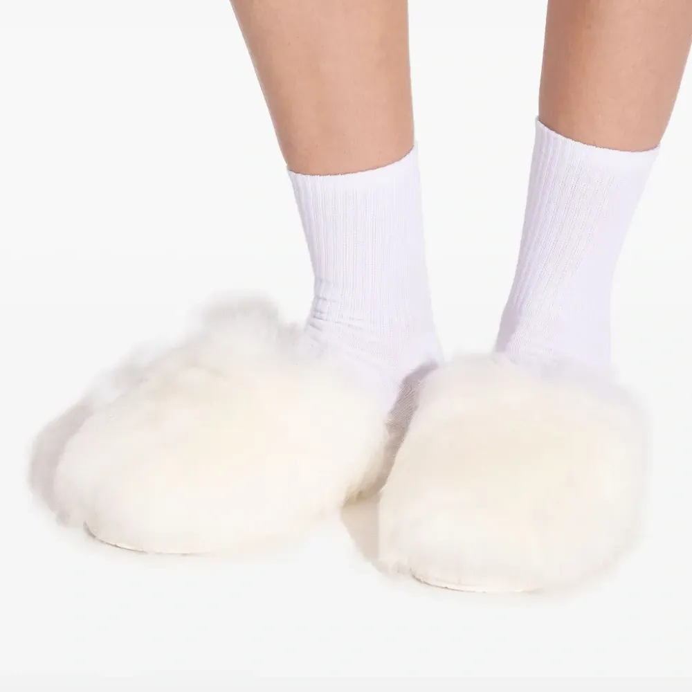 Тапочки с меховой подкладкой