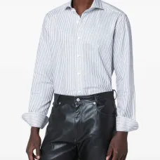 Полосатая рубашка с длинными рукавами