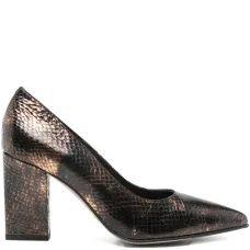 Туфли-лодочки из змеиной кожи