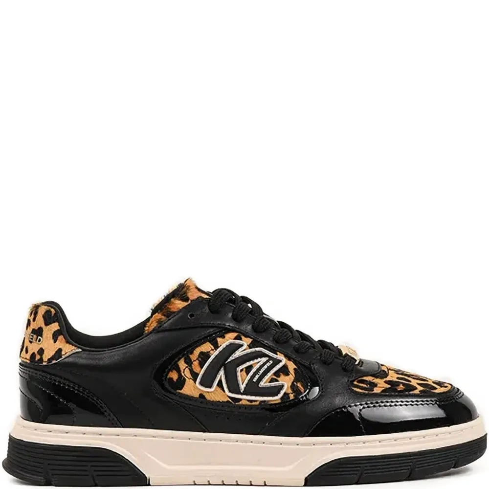 Кроссовки с леопардовым принтом