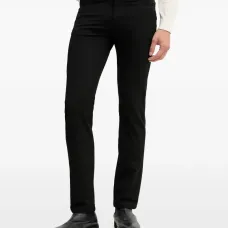 Брюки с нашивкой-логотипом