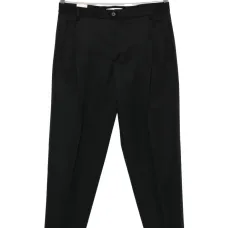 Шерстяные брюки со складками