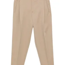 Шерстяные брюки со складками