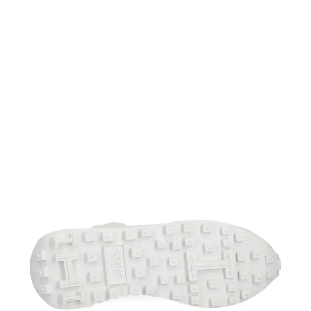 Кеды на шнуровке с логотипом