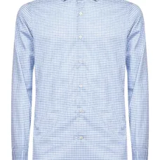 Клетчатая хлопковая рубашка