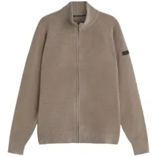 Свитер с высоким воротником на молнии