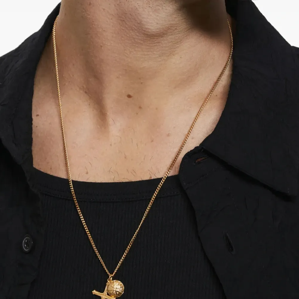 Крестик с логотипом Scudo на цепочке