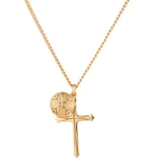 Крестик с логотипом Scudo на цепочке