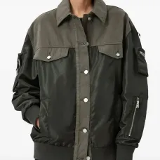 Бомбер Verity с накладными карманами Бомбер Verity с накладными карманами