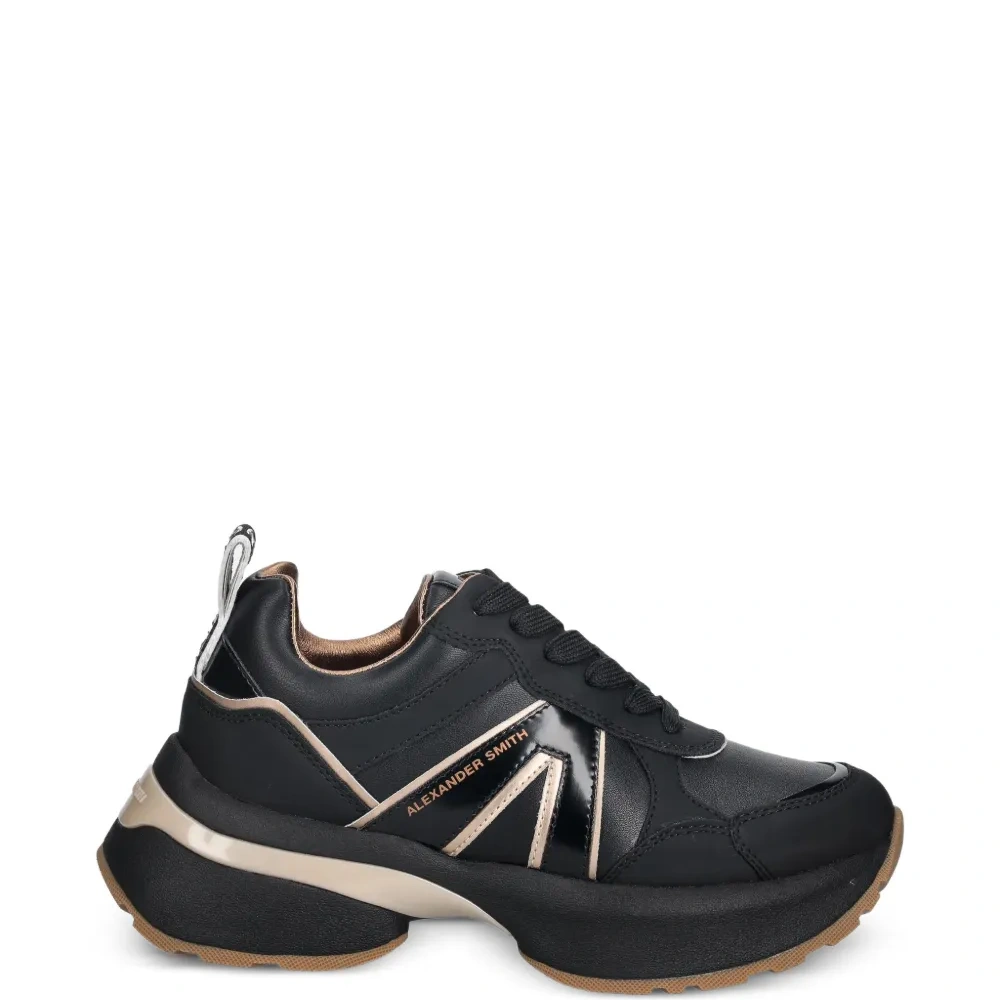 Панельные кроссовки на платформе Victoria