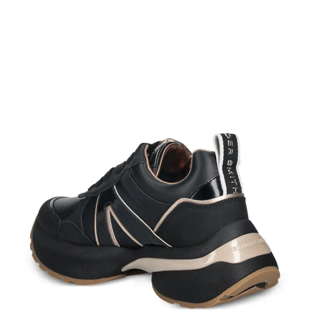 Панельные кроссовки на платформе Victoria