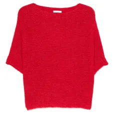 Трикотажный топ с короткими рукавами