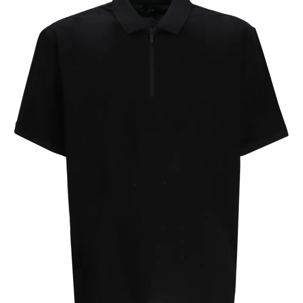 Рубашка поло с воротником на молнии