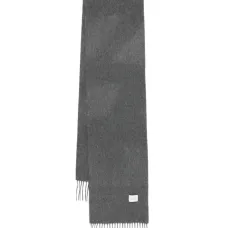 Кашемировый шарф с бахромой