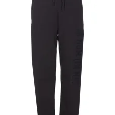 Спортивные брюки с эластичной вставкой и нашивкой с логотипом