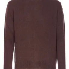 Джемпер с круглым вырезом и длинными рукавами