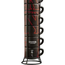 Стаканчики X Netflix Stranger Things, штабелируемые (набор из шести штук) Стаканчики X Netflix Stranger Things, штабелируемые (набор из шести штук)