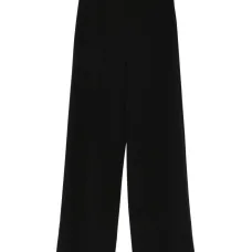 Брюки с высокой талией и прямыми штанинами