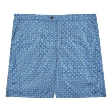 Плавательные шорты с геометрическим принтом