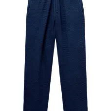 Фактурные брюки на завязках