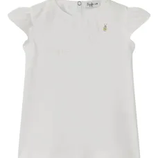 Футболка с короткими рукавами и оборками