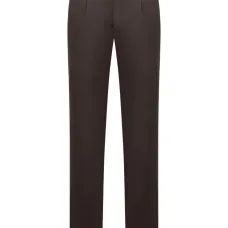 Брюки со складками спереди