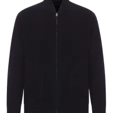 Вязаный шерстяной кардиган на молнии