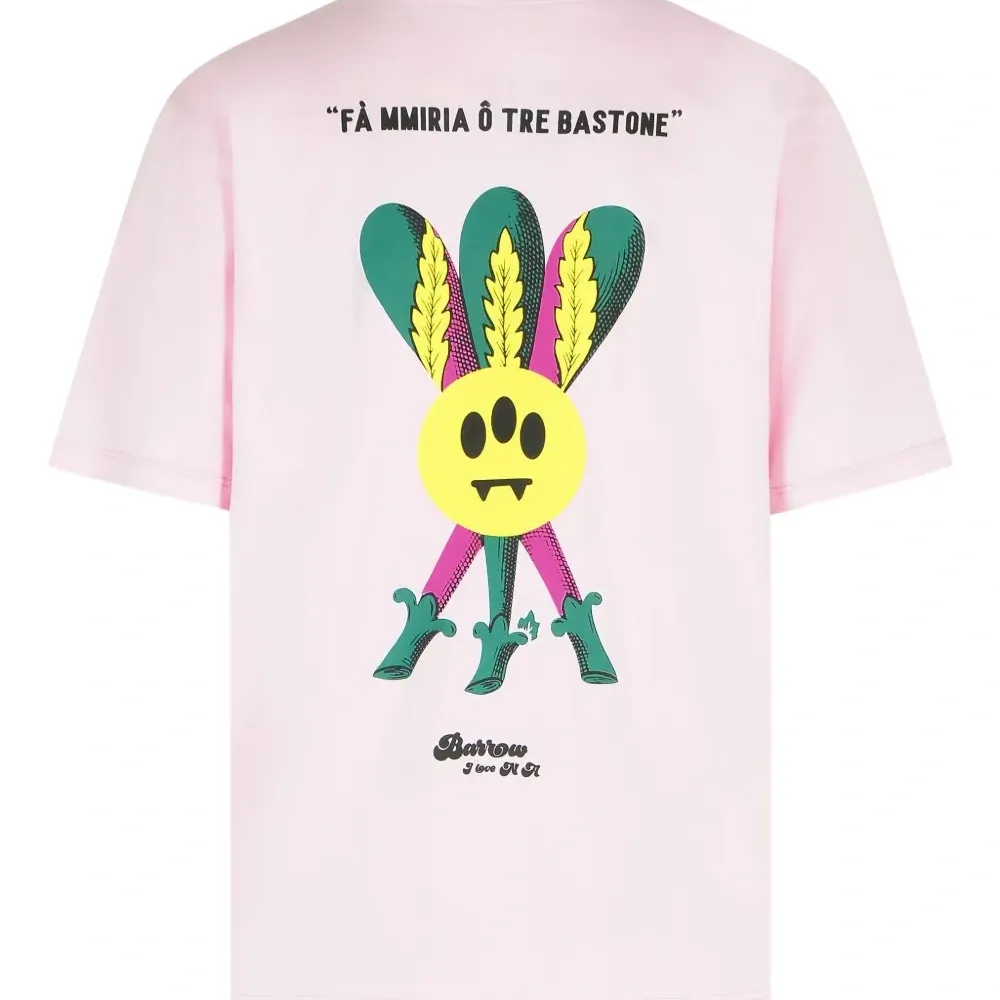 Футболка с ребристым принтом