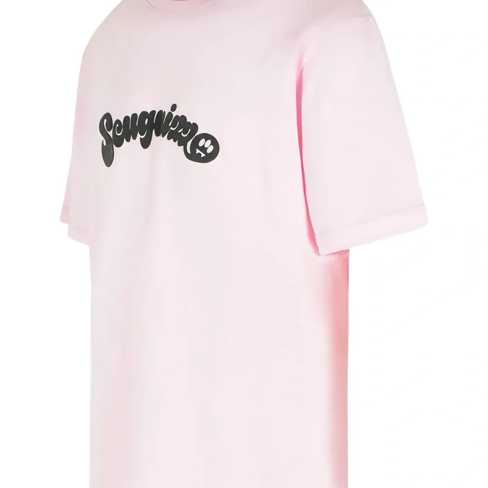 Футболка с ребристым принтом