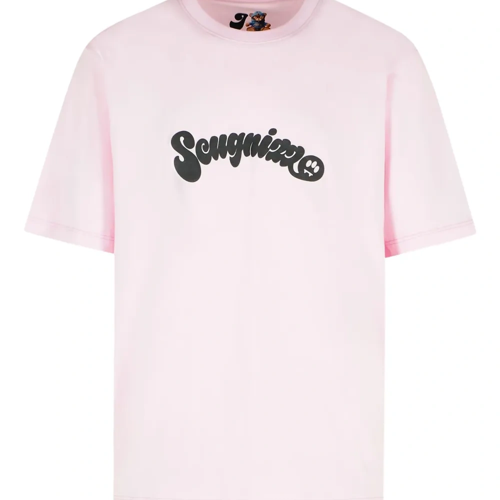 Футболка с ребристым принтом