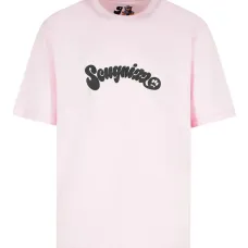 Футболка с ребристым принтом