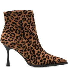 Ботильоны с анималистичным принтом