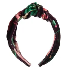 Ободок Love с цветочным декором