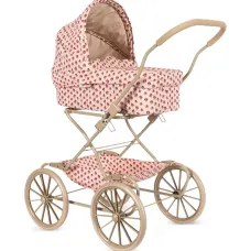 Детская игрушечная коляска с цветочным принтом