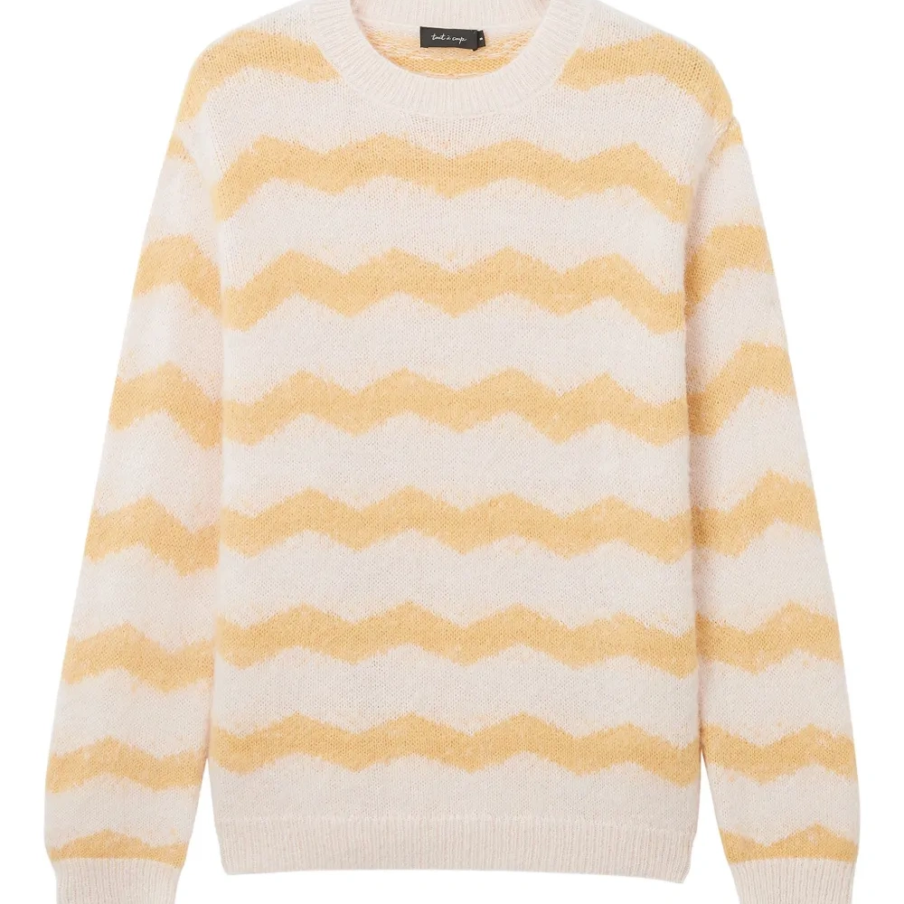 Свитер с зигзагообразным узором