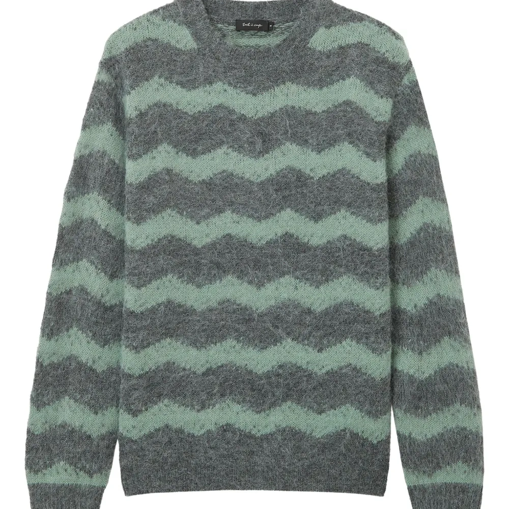 Трикотаж с зигзагообразным узором