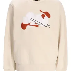 Толстовка с абстрактным принтом