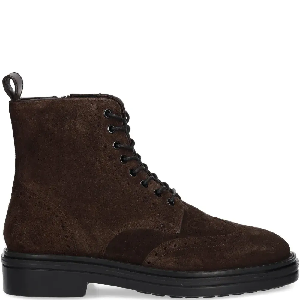 Ботинки-броги на шнуровке