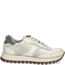 Кроссовки с панелями и шнуровкой