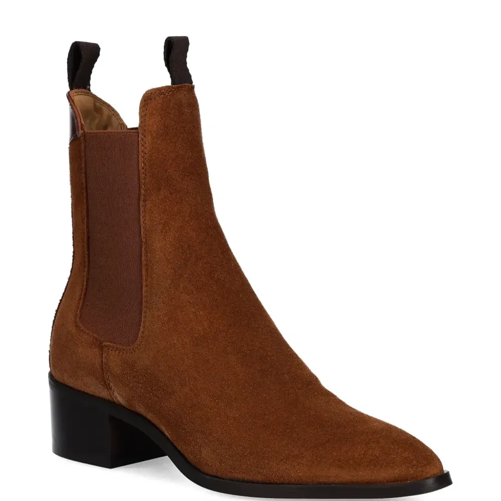 Ботильоны на каблуке 45 мм с заострённым носком