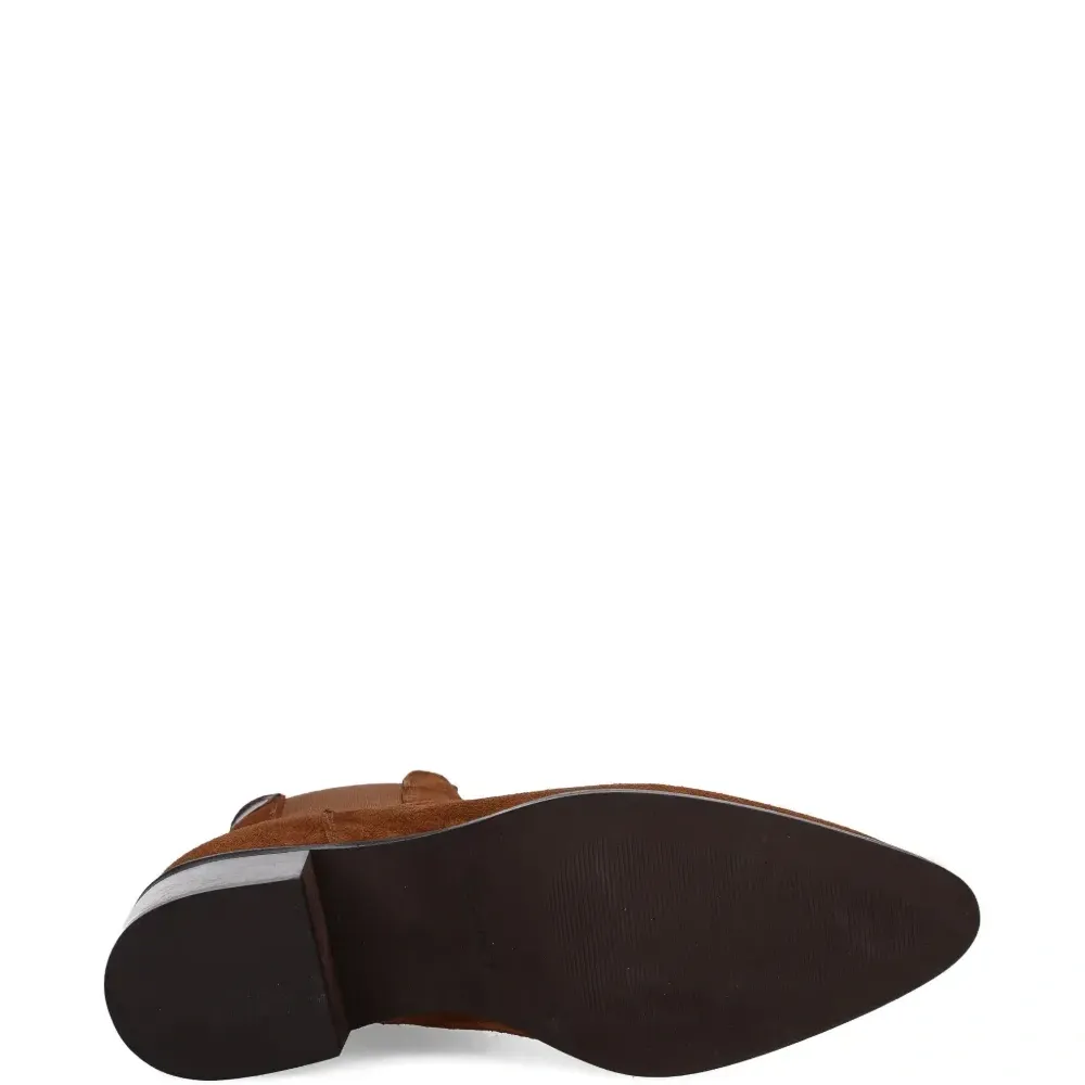 Ботильоны на каблуке 45 мм с заострённым носком