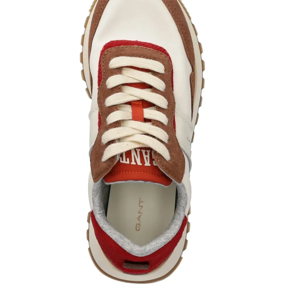 Кроссовки с панелями и шнуровкой