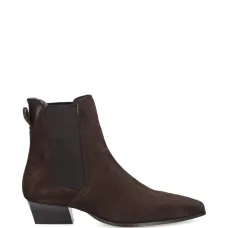 Замшевые сапоги Bassotte с заострённым носком Замшевые сапоги Bassotte с заострённым носком